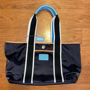 Coach Hampton Tote 1894 blue & black
